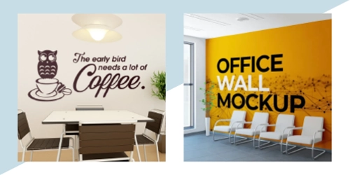 Custom office wall decals in Miami