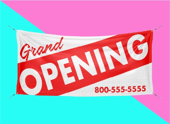 custom retractable banners with full color printing from 305 Print Shop Miami