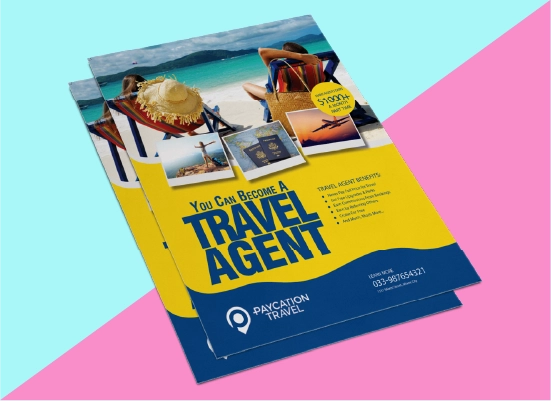 Travel agency brochures designed and printed by 305 Print Shop