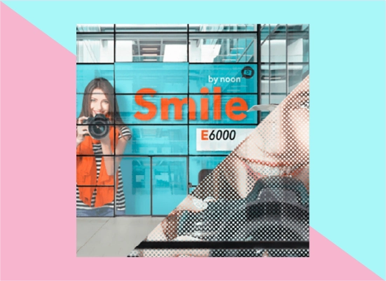 Window perf vinyl for storefront advertising design